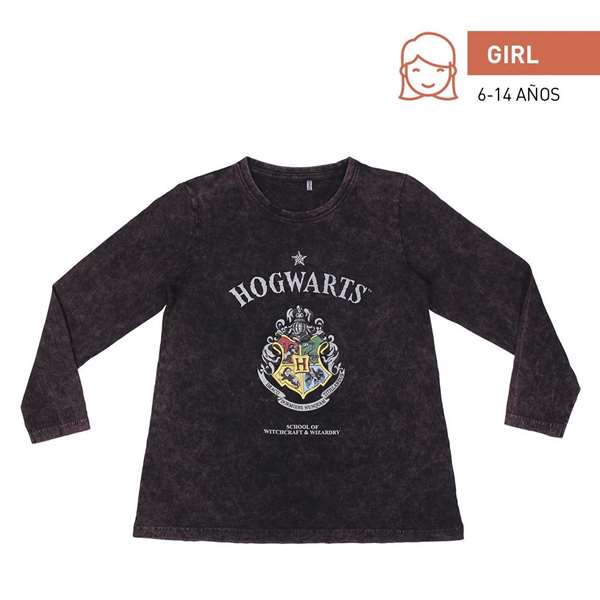 Cerdá Camiseta Larga Single Jersey Harry Potter Talla 14 Años DARK GRAY