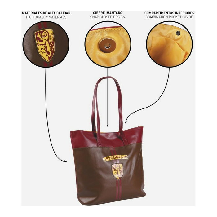 Bolso Harry Potter Marrón (38 x 32 x 13 cm)