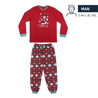 Pijama Largo Single Jersey Mickey Rojo XXL Pijama Largo Single Jersey Mickey Rojo XXL