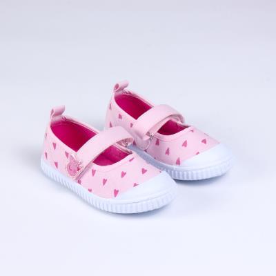 Zapatilla Loneta Suela Pvc Bailarina Peppa Pig Rosa 24