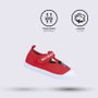 Zapatilla Loneta Suela Pvc Pepito Mickey Rojo 22
