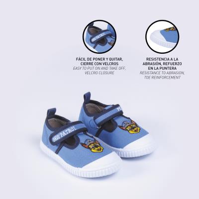 Zapatilla Loneta Suela Pvc Pepito Paw Patrol Azul 22 Zapatilla Loneta Suela Pvc Pepito Paw Patrol Azul 22