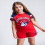 Conjunto 2 Piezas Interlock Minnie Rojo 10 Años