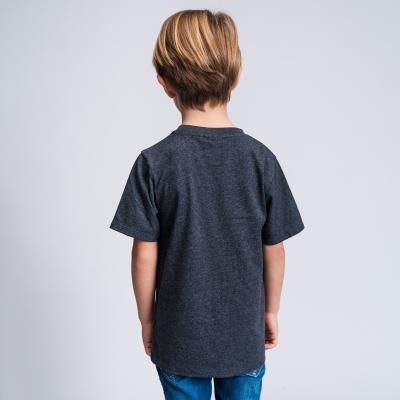 Camiseta Corta Single Jersey Punto The Mandalorian Negro 4 Años