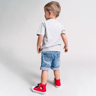 Camiseta de Manga Corta Mickey Mouse Gris 5 Años