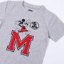 Camiseta de Manga Corta Mickey Mouse Gris 5 Años
