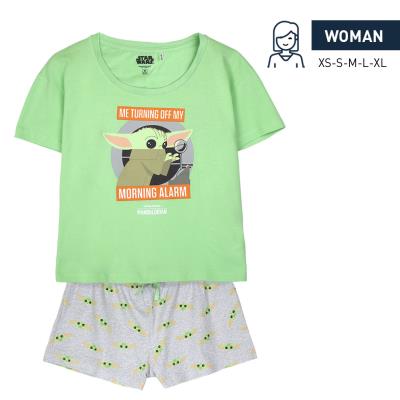 Pijama Corto Single Jersey Punto The Mandalorian Verde Claro L Pijama Corto Single Jersey Punto The Mandalorian Verde Claro L