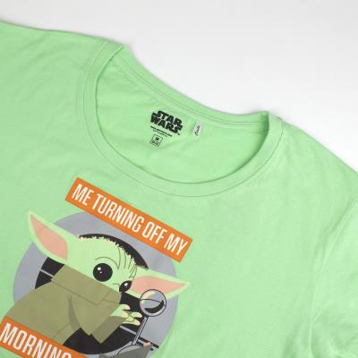 Pijama Corto Single Jersey Punto The Mandalorian Verde Claro L Pijama Corto Single Jersey Punto The Mandalorian Verde Claro L