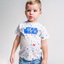 Camiseta de Manga Corta Infantil Star Wars Gris 2 Unidades 18 Meses