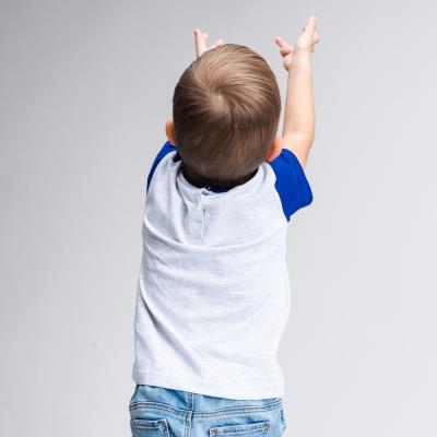 Camiseta de Manga Corta Infantil Star Wars Gris 2 Unidades 18 Meses