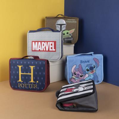Neceser de Viaje con Percha Marvel Gris Azul