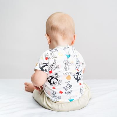 Conjunto de Ropa Looney Tunes Ocre 9 Meses