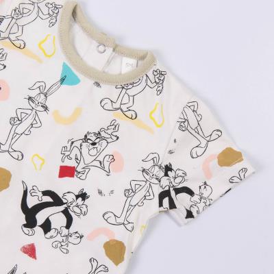 Conjunto de Ropa Looney Tunes Ocre 9 Meses