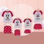 Pijama Corto Single Jersey Punto Minnie Rojo 4 Años