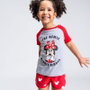 Pijama Corto Single Jersey Punto Minnie Rojo 4 Años