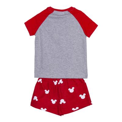 Pijama Corto Single Jersey Punto Minnie Rojo 4 Años