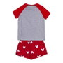 Pijama Corto Single Jersey Punto Minnie Rojo 4 Años