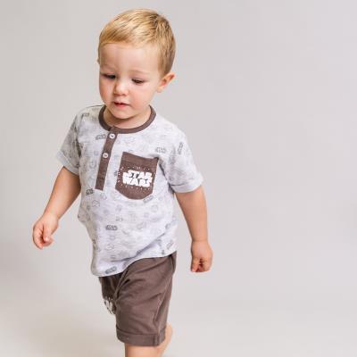 Conjunto 2 Piezas Star Wars Gris 18 Meses