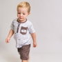 Conjunto 2 Piezas Star Wars Gris 18 Meses