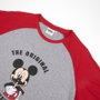 Pijama de Verano Mickey Mouse Rojo (Adultos) Hombre Gris M