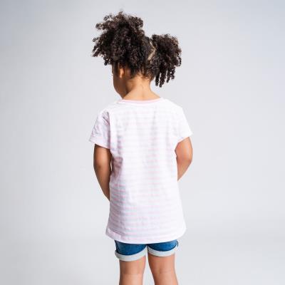 Camiseta Corta Single Jersey Punto Peppa Pig Rosa 5 Años