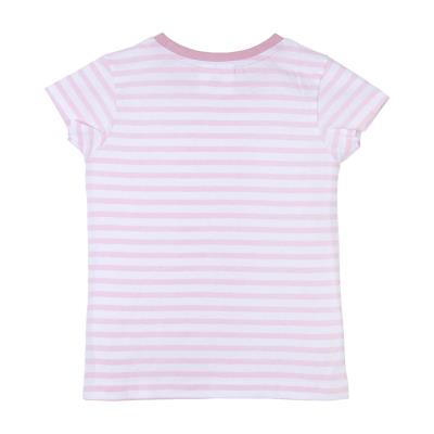 Camiseta Corta Single Jersey Punto Peppa Pig Rosa 5 Años
