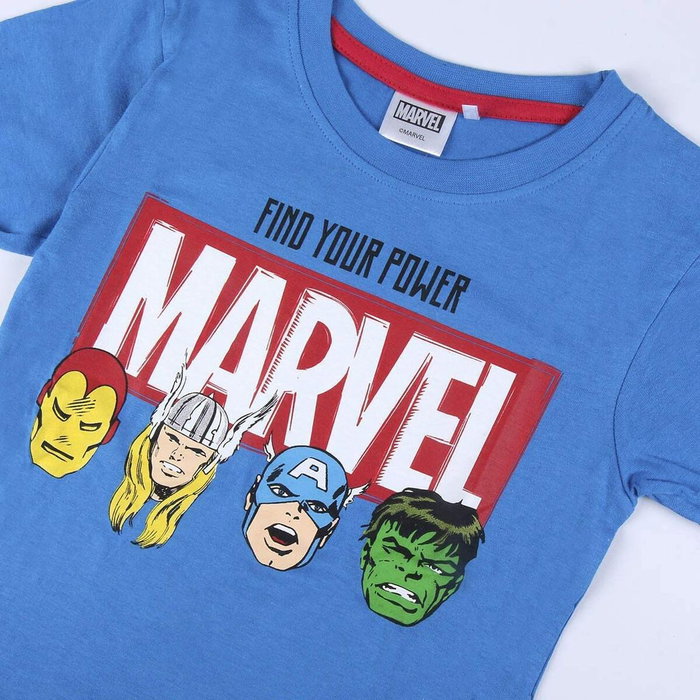 Conjunto de Ropa The Avengers Azul Gris 3 Años