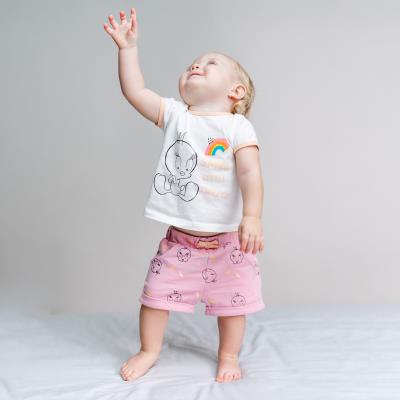 Conjunto de Ropa Looney Tunes Rosa 12 Meses