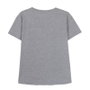 Camiseta Corta Single Jersey Punto Mickey Gris Oscuro M
