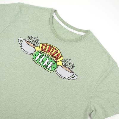 Camiseta Corta Single Jersey Punto Friends Verde Claro XS