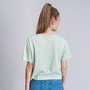 Camiseta Corta Single Jersey Punto Friends Verde Claro XS