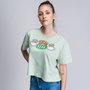 Camiseta Corta Single Jersey Punto Friends Verde Claro XS