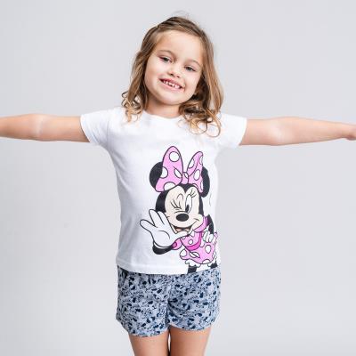 Conjunto de Ropa Minnie Mouse Blanco 4 Años