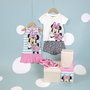 Conjunto de Ropa Minnie Mouse Blanco 4 Años