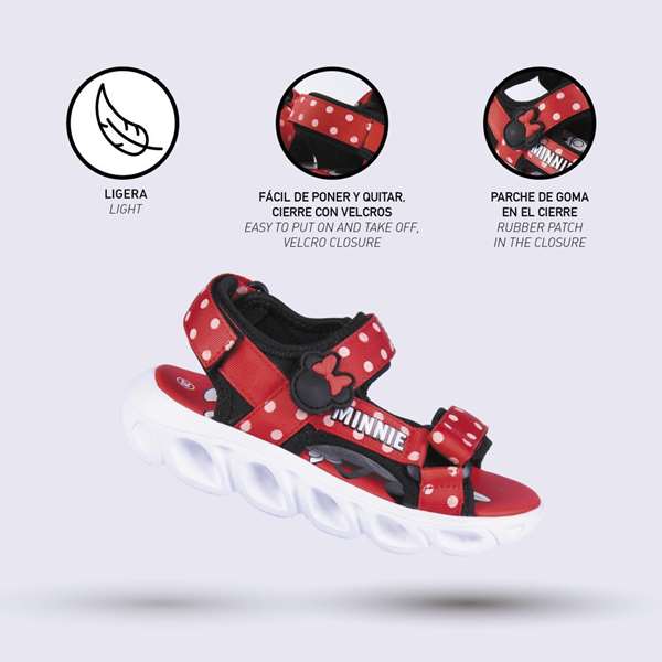 Cerdá Sandalias Travesía Deportivas Minnie T030 Azul Niña