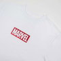 Cerdá Camiseta Corta Single Jersey Punto Marvel Blanca Talla XXL Adulto