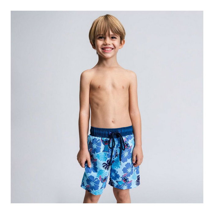 Bañador Niño Stitch Azul claro 4 Años