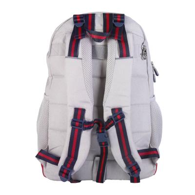 Mochila Escolar Grande 46 Cm Minnie Light Gray