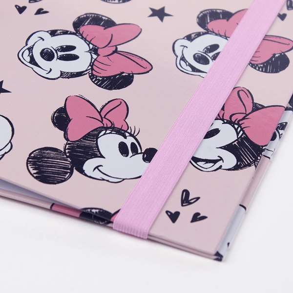 Cerdá Carpesano Escolar Minnie Mouse, diseño Color Rosa, para la escuela, material 100% Papel, recomendado para niños de 3 a 12 años