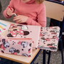 Cerdá Carpesano Escolar Minnie Mouse, diseño Color Rosa, para la escuela, material 100% Papel, recomendado para niños de 3 a 12 años