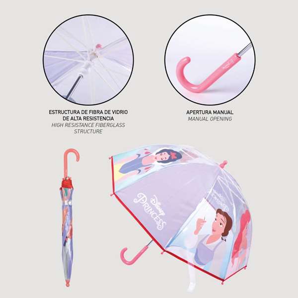 Paraguas Manual Poe Burbuja Princess