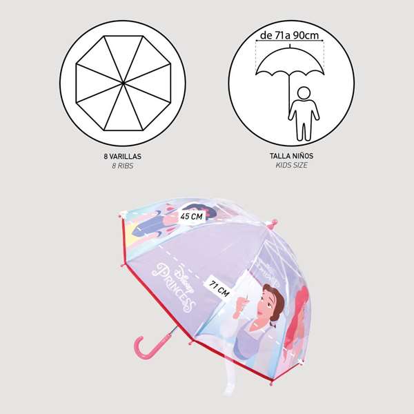 Paraguas Manual Poe Burbuja Princess