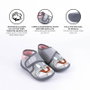 Zapatillas De Casa Media Bota Looney Tunes Gris 26