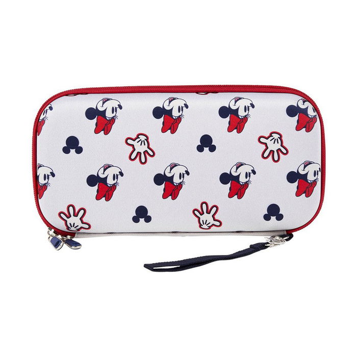 Estuche para Nintendo Switch Minnie Mouse Gris claro (12 x 4,5 x 26 cm)