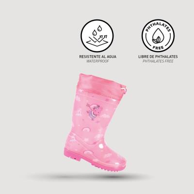 Botas de Agua Infantiles Peppa Pig Rosa 25 Botas de Agua Infantiles Peppa Pig Rosa 25