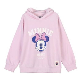 Cerdá Sudadera Con Capucha Cotton Brushed Minnie Rosa Talla 7 Años