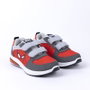 Deportiva Suela Pvc Con Luces Spiderman Rojo 28