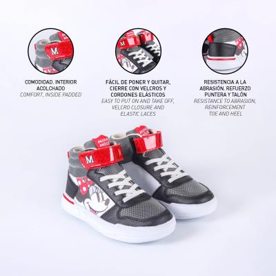 Botas Casual Infantiles Minnie Mouse Negro 28