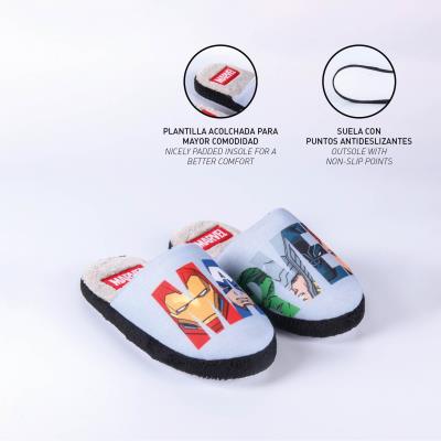 Zapatillas De Casa Abierta Marvel Light Gray Talla 32-33