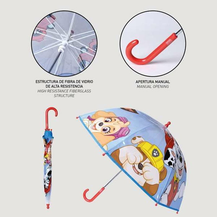 Cerdá Paraguas Manual Burbuja Paw Patrol 45 cm Cerdá Paraguas Manual Burbuja Paw Patrol 45 cm